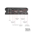 thumbnail image 4 of Recoil DI550.4 Full-Range Class-D 4-Channel Car Audio Amplifier, 1,040 Watts Max Power, 2-4 Ohm Stable, Mosfet Power Supply, Bridgeable, 4 of 6