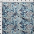 thumbnail image 4 of oneOone Viscose Chiffon Medium Blue Fabric Abstract Floral Quilting Supplies Print Sewing Fabric By The Yard 42 Inch Wide-1ra, 4 of 5