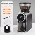 thumbnail image 4 of Smart Display Electric Coffee Grinder – 25 Grind Settings for Espresso and More, Adjustable Burr Grinder for Home and Office Use, 4 of 8