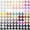 Vivid Color, variant on 50 count Claw Hair Clips Bulk 2'' Medium Square Matte Nonslip Claw Clips for Women Hair Styling Accessories for Women  Wife Mother (Bright Color)