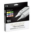 thumbnail image 2 of Spectrum Noir Illustrator Twin Tip Markers 12/Pkg-Sketching, 2 of 3