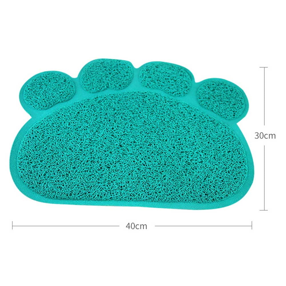 Cats Litter Trapping Mats Pads 30*40cm PVC Elastic Fiber Mats for Cats Litter Boxes New