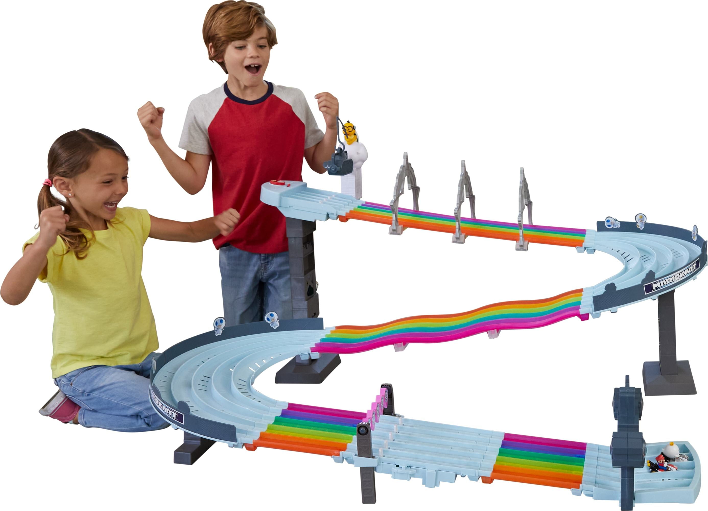 Hot Wheels Mario Kart Rainbow Road Track Set, Ages 4+