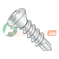 thumbnail image 1 of #12 x 1 1/4" Self-Drilling Screws / Phillips / Oval Head / Steel / Zinc / #3 Drill Point (Quantity: 3,000 pcs), 1 of 1
