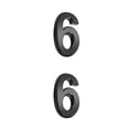 thumbnail image 4 of jesticaly House Numbers ple Numerical Marks Accessories Exquisite Number Signs Parts Number Sign DIY Accessory for Apartment Hotel Number 6 2Set, 4 of 6