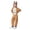 Brown, variant on Dakiuu Kids Reindeer Christmas Costume Hooded Long Sleeve Jumpsuit With Antlers And Tail