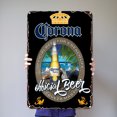 thumbnail image 3 of Placa Metal Vintage Corona Pintura Hierro Rectangular Arte La Pared 30x40cm, 3 of 9