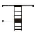 thumbnail image 1 of TUHOME Manchester 250 Closet System -  Black - Engineered Wood, 1 of 9