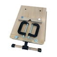 thumbnail image 4 of Banco de trabajo portátil,Mesa de trabajo portátil mini para carpintería,resistente.,Banco de trabajo con tornillo de banco y estación de trabajo de carpintería de sobremesa,Mesa de, 4 of 8