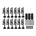 thumbnail image 2 of Lipstore Adjustable Leveling Feet Furniture Levelers for Cabinet Table Shelving Units 12PCS, 2 of 8