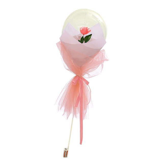 TIMIFIS Ballons de la Saint-Valentin LED Bouquet de Roses Lumineux Décoration de Noël Cadeau Fête Mariage -Printemps