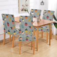 thumbnail image 2 of Yayeee 2 Pack Dining Chair Covers Stretch Parson Chairs Slipcovers Seat Protector, Cute Acorns Pattern, 2 of 6