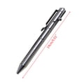 thumbnail image 2 of Solid for Titanium Alloy Gel Ink Pen Vintage Bolt Action Writing Tool Stationeri, 2 of 21