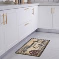 thumbnail image 3 of Farmhouse Kitchen Floor Mats Cushioned Anti Fatigue, Non Slip Padded Mats for Floor Kitchen Rugs, Rooster Vintage Comfort Standing Mat Waterproof Doormat Gel Mat for Home Office Desk, 18" x 30", 3 of 5