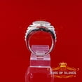 thumbnail image 5 of King of Blings 925 Sterling Silver 0.50 CT Real Diamond Men's White Luxury Round Ring Size 9, 5 of 12