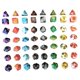 thumbnail image 5 of Juego de dados digitales de varios lados, juegos de dados, suministros para fiestas, accesorios 8 conjuntos, 5 of 6