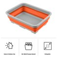 thumbnail image 3 of Set de 2 cubos de lavado multiusos de 10 litros Wakeman Orange, 3 of 9