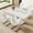 Table+White Chairs*4, variant on JUFU Dining Table Set for 6, 63'' White Faux Marble Dining Table with 6 Chairs, Modern Dining Room Table Set with PU Upholstered Chairs, Sturdy and Easy Assembly