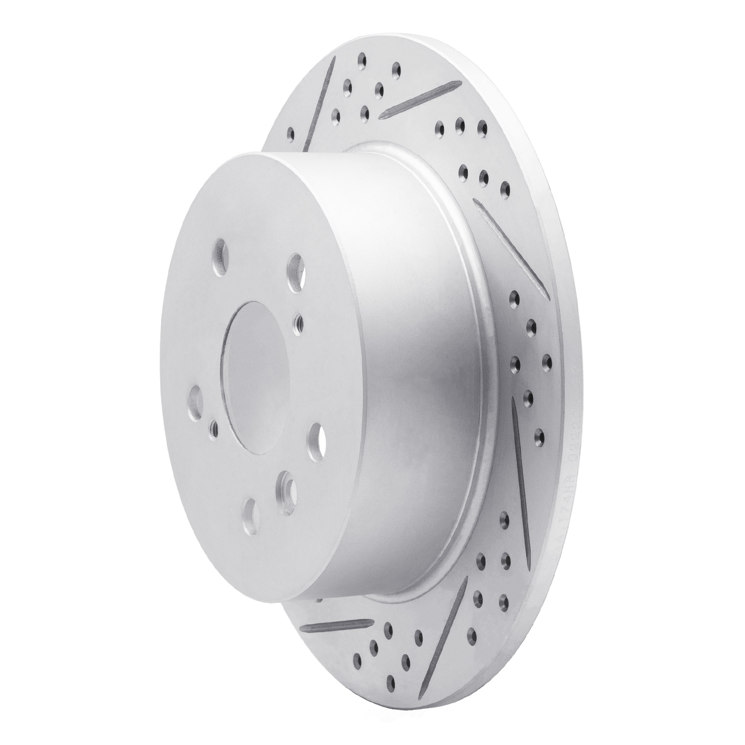 Dynamic Friction Company 830-76087R DFC Geoperformance Rotor - Drilled and Slotted