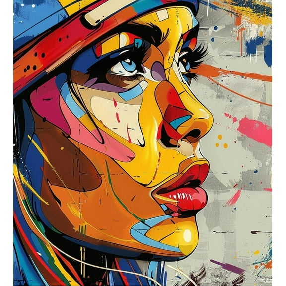 Paint by Numbers Kits for Adults - Girl Face (2) - Beginners Digital Oil Paint by Number for Adults Easy Canvas for Home Wall Decoration and Gifts 16X20 inch-