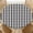 Black Checkered Pattern, variant on Round Fitted Tablecloth with Elastic Edge Design Table Cover Waterproof Stain-Resistant Wipeable Table Cloth Best for Outdoor/Indoor for 38"-42" Round Tables Flower