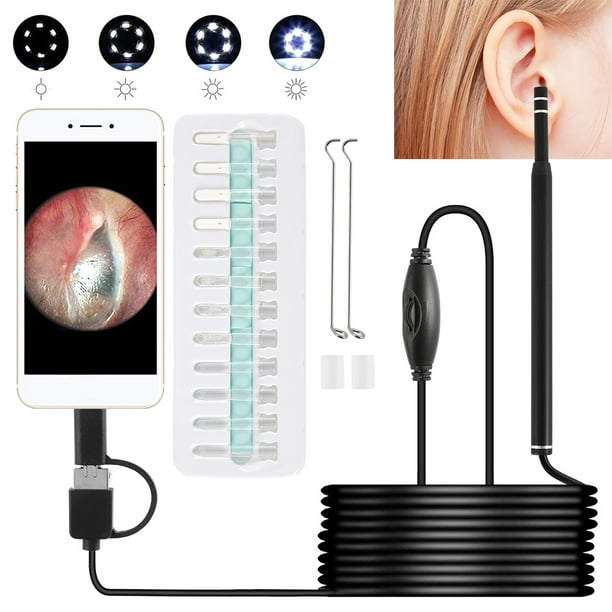 Everso 3 In 1 Digital WiFi Otoscope 5.5mm USB Ear Scope Inspection