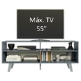 thumbnail image 4 of Mueble para TV Madesa Oslo hasta 55 pulgadas gris, 4 of 8