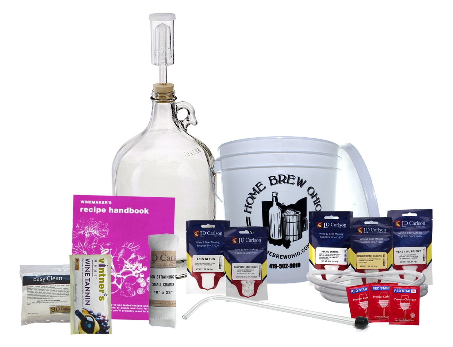 3 Gallon Fruit Winemaking Add-On Kit - Home Brew Ohio