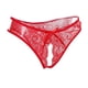 thumbnail image 4 of 2 Piezas De Ropa Interior De Tanga De Encaje Floral Sexy Para Mujer, Bragas Sin Entrepierna, Lencería Sunnimix ropa interior tanga para mujeres, 4 of 8