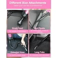 thumbnail image 2 of Vioview Pink Car Duster Vacuum Cleaner - Handheld Car Vacuum with Attachments, 15 Ft Cord & Bag - High Power Portable Vacuum Cleaner for Car Interior Deep Cleaning, 2 of 6