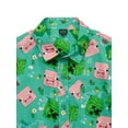 thumbnail image 3 of Minecraft Boys' Print Button Up Shirt, Sizes 4-18, 3 of 3