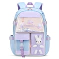 thumbnail image 1 of Mochila VIDOSCLA Bunny Girls para el colegio Kawaii Blue L, 1 of 7