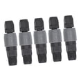 thumbnail image 2 of Kozecal Pneumatic Fittings, Tight Buckle  Self Locking Wear Resistant 5 Set Plastic Steel Pneumatic Quick Connector Non Rust  C Type For Air Compressor, 2 of 8
