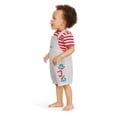 thumbnail image 4 of Cat In The Hat Baby Boy 2 Piece Shortall Set, Sizes 0-24 Months, 4 of 6
