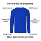 thumbnail image 4 of Playera Hombres Manga Larga Dry Fit Deportivas Transpirables, 4 of 6