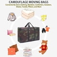thumbnail image 6 of 8 Packs Camouflage Extra Large Moving Bags, 125L Heavy Duty Storage Bags, Waterproof Oxford Storage Tote Duffle Bag with Zippers for Clothes, Bedding, Comforters, Pillows, Moving, 6 of 7
