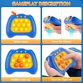 thumbnail image 3 of Whack-a-Mole Game Toy, Fast-Push Action Challenge Machine, White Edition, Interactive Arcade-Style Play for Kids, Family Fun Skill and Reflex Game, English Version, 3 of 5