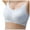 Blue, variant on Women's Ice Silk Seamless Sleep Bra Breathable Comfortable Support Big Chest Small Strap Beauty Back Design for Nightwear and