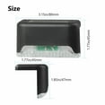 thumbnail image 2 of Solar Powered Deck Light Patio al aire libre Patio Foco impermeable Lámpara de camino de escalera 4 piezas Methold HA7082-00B*4, 2 of 7