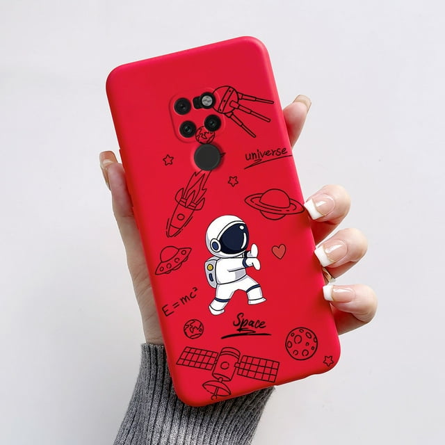 Case For Huawei Mate 20 Pro Coque Cute Rabbit Panda Cover Slim Soft Silicone Phone Case For Huawei Mate20 Pro 20Pro Fundas Capa Red-L08 For Mate 20