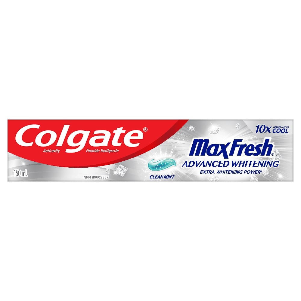 Colgate Max Fresh Advanced Whitening Toothpaste, 150 mL
