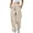 Beige, variant on Women's Pants Fashion Casual Pants For Women Bottom Sweat No Drawstring Joggers Workout High Waisted Yoga With Pockets