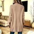 thumbnail image 5 of Szhihuiw Lightweight Cardigans for Women Collared Long Sleeve Fall Tops with Pockets Business Casual Oversized Cardigans Fashion Clothing, 5 of 6