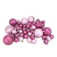 thumbnail image 4 of 125-Piece Club Pack of Shatterproof Bubblegum Pink Christmas Ornaments, 4 of 5