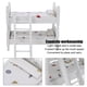 thumbnail image 3 of 1:12 Mini Casa De Muñecas Cama Miniatura Litera De Madera Simulada Muebles Modelo Accesorio De Juguete, 3 of 7