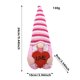 thumbnail image 2 of Figura de gnomo de San Valentín | Cuerpo de Cupido en forma de corazón con flechas doradas | Enano sin rostro con sombrero rosa para decorar repisas y repisas románticas, 2 of 6