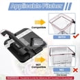 thumbnail image 3 of Tapa de Bloqueo de Repuesto para Blender Jarras de 72 Oz XL, Cubierta Superior Cuadrada de Repuesto para BL610 BL710WM BN701, 3 of 6