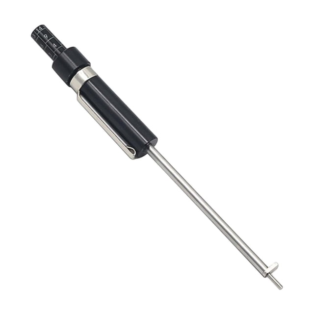 Herramienta de medición de pastillas de freno con escala de metal, práctica, profesional, precisa, portátil, interna y externa.