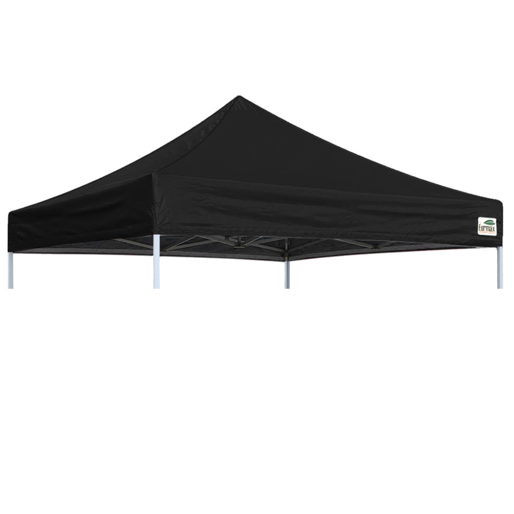 Eurmax Canopy Replacement Top only, 10' x 10' Black Popup Outdoor
