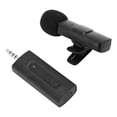thumbnail image 1 of Microphone Lavalier Sans Fil, Réduction de Bruit Plug and Play Microphone Mini Lapel Professionnel 2.4G pour Enregistrement Karaoké pour Diffusion en Continu en Direct, 1 of 7